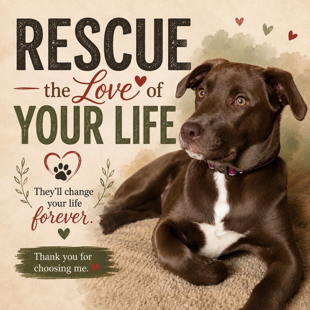 Rescue the Love of Your Life sample design